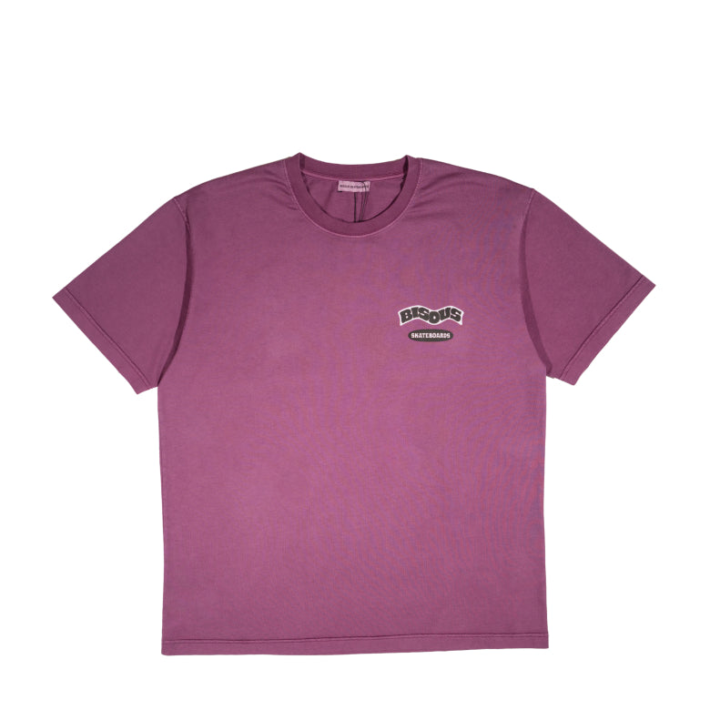 Bisous Skateboards T_shirts Monogram Eggplant