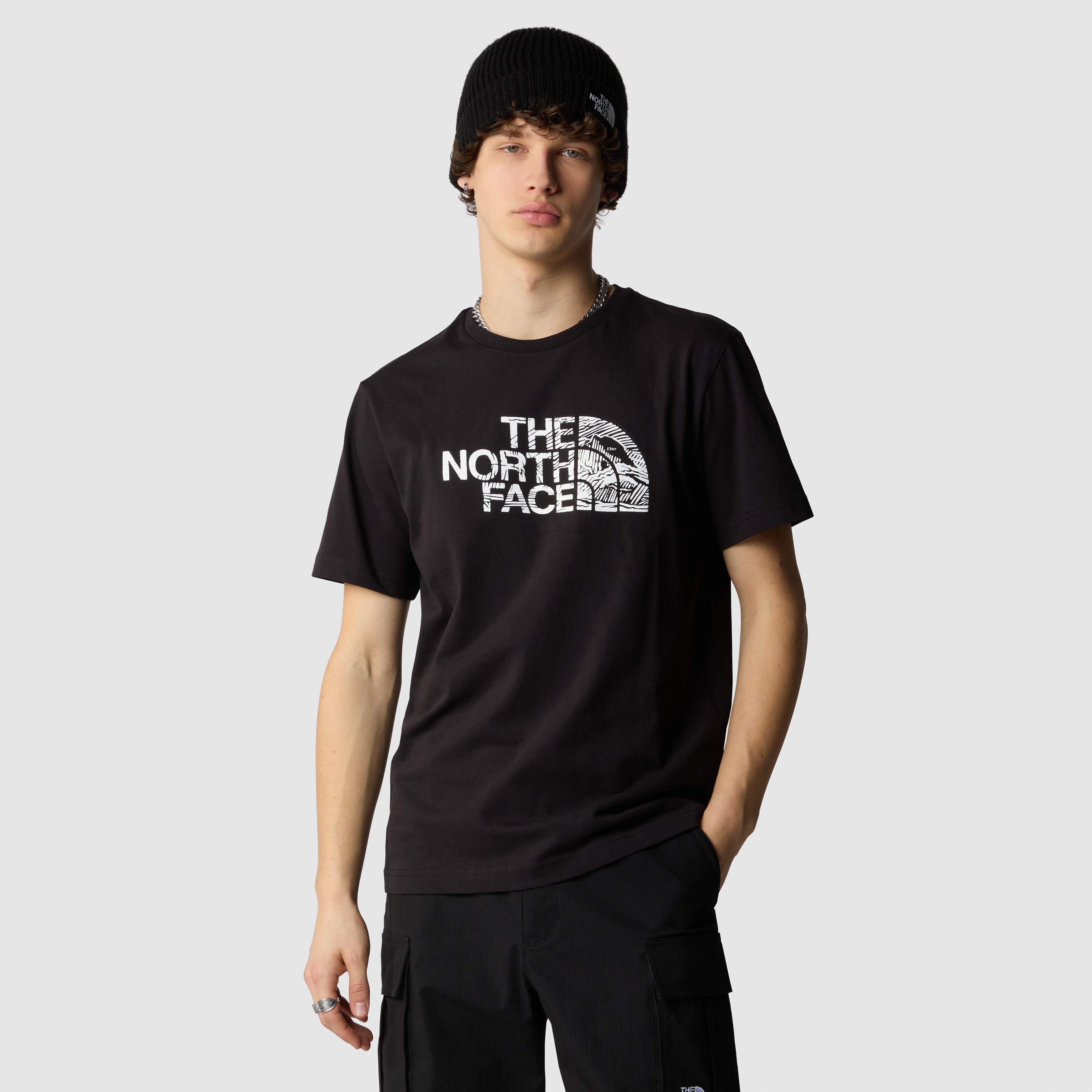 The North Face Mens S/S Woodcut Dome Tee