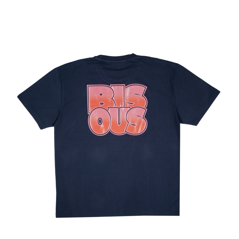 Bisous Skateboards T_shirts Bubble Navy