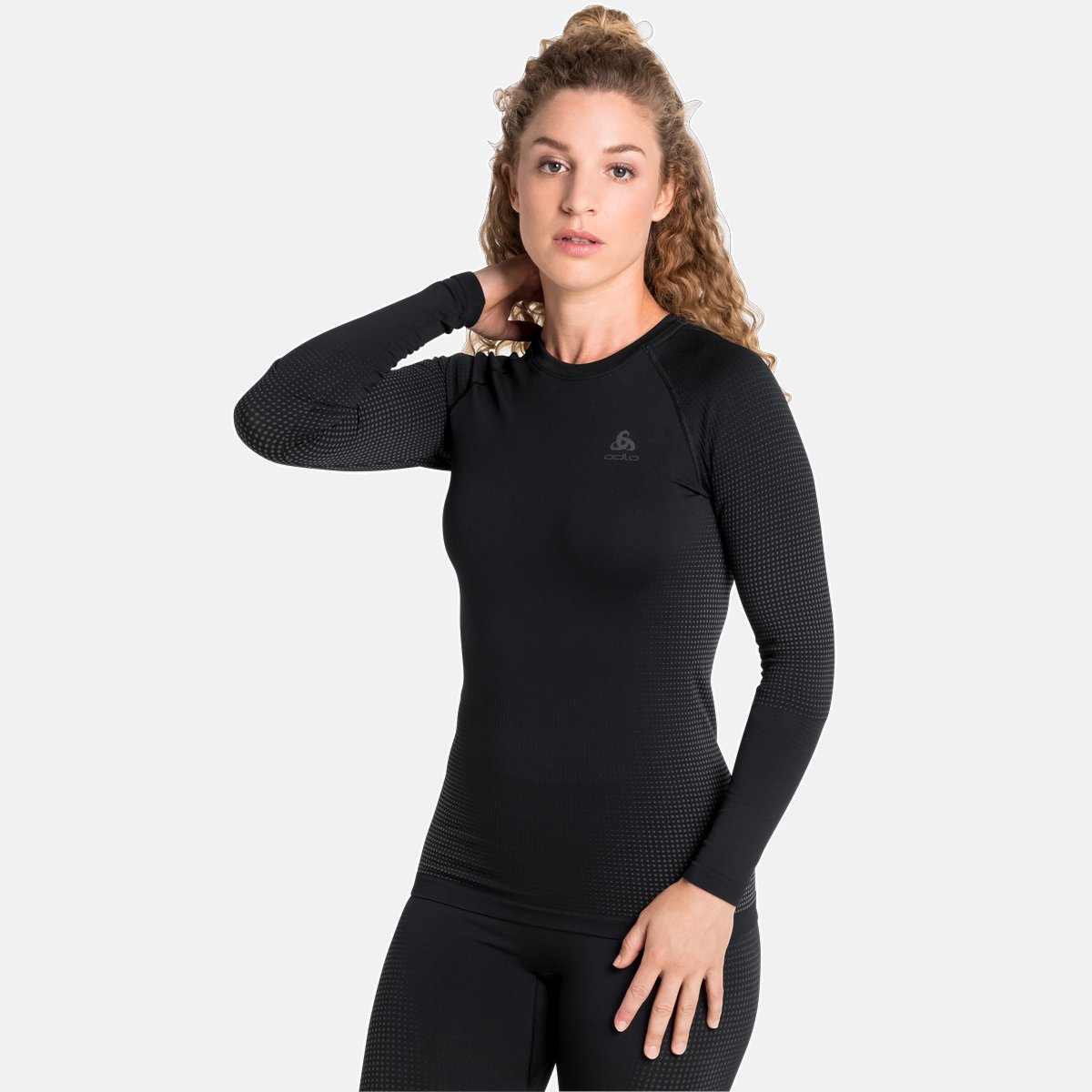 Odlo W BL TOP Crew neck L/S PERFORMANCE WARM ECO