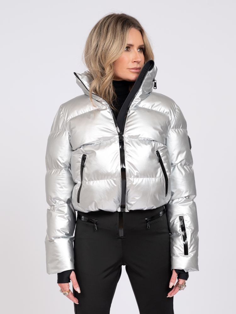 Nikkie Womens Gstaad Metallic Ski Jacket